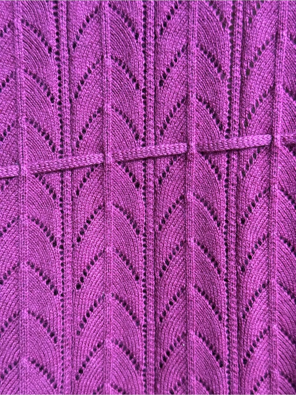 Aventura Knit Cardigan - Raspberry Pink - Picture 5 of 5